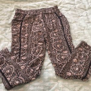 Anthropologie printed joggers.